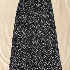 Forever 21 Floral Midi Skirt